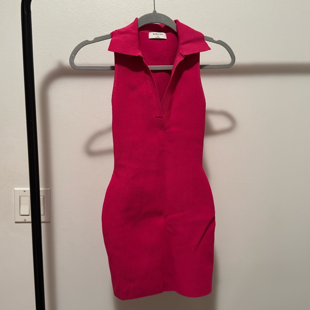 Babaton Pink Mini Dress